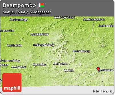 Physical Panoramic Map of Beampombo