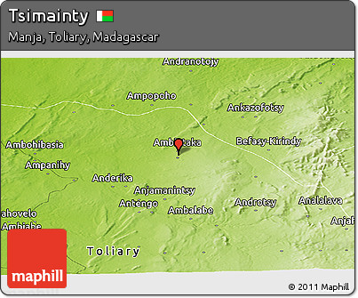 Physical Panoramic Map of Tsimainty