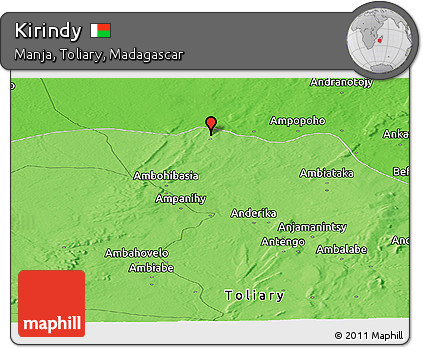 Political Panoramic Map of Kirindy