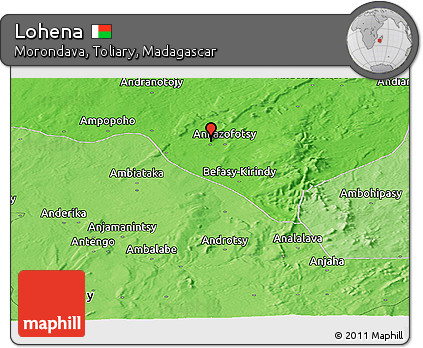 Political Panoramic Map of Lohena