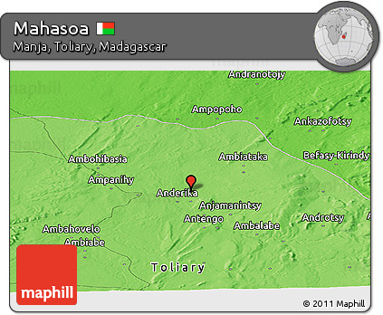 Political Panoramic Map of Mahasoa