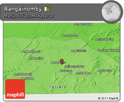Political Panoramic Map of Rangainomby