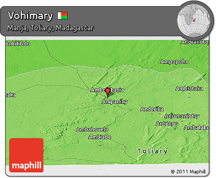 Political Panoramic Map of Vohimary