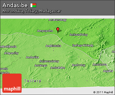 Political Panoramic Map of Andasibe