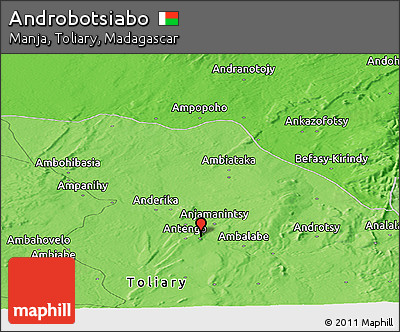 Political Panoramic Map of Androbotsiabo