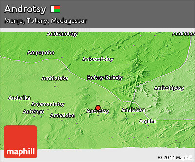 Political Panoramic Map of Androtsy