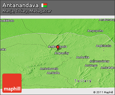 Political Panoramic Map of Antanandava