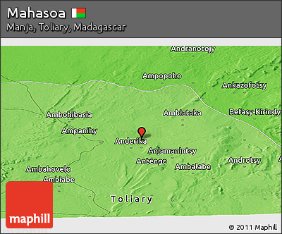Political Panoramic Map of Mahasoa