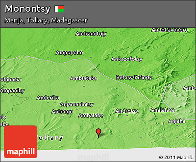 Political Panoramic Map of Monontsy