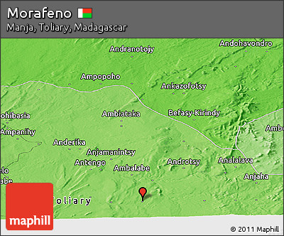 Political Panoramic Map of Morafeno