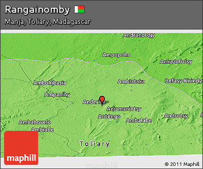 Political Panoramic Map of Rangainomby