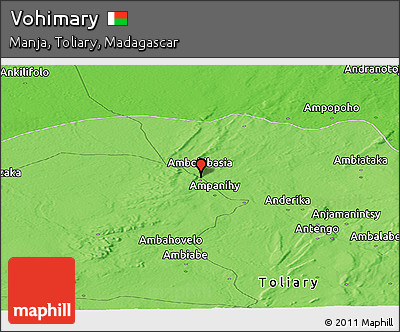 Political Panoramic Map of Vohimary