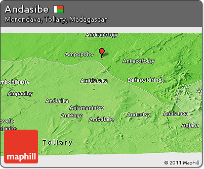 Political Panoramic Map of Andasibe