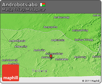 Political Panoramic Map of Androbotsiabo
