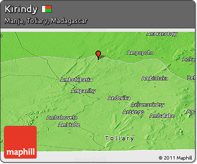 Political Panoramic Map of Kirindy