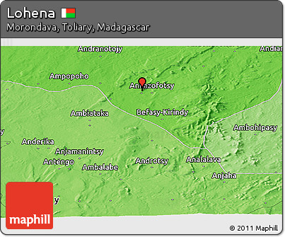 Political Panoramic Map of Lohena