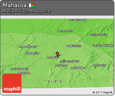 Political Panoramic Map of Mahasoa