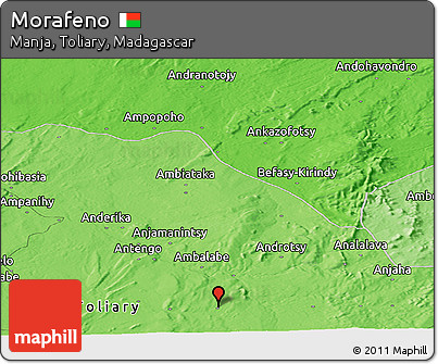 Political Panoramic Map of Morafeno