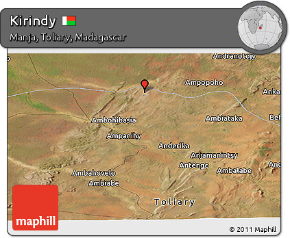 Satellite Panoramic Map of Kirindy
