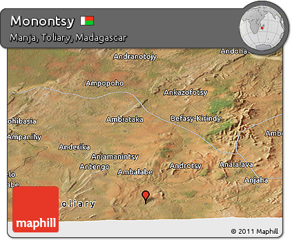 Satellite Panoramic Map of Monontsy