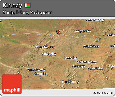 Satellite Panoramic Map of Kirindy