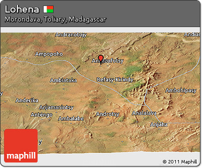 Satellite Panoramic Map of Lohena