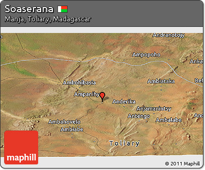 Satellite Panoramic Map of Soaserana