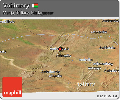 Satellite Panoramic Map of Vohimary