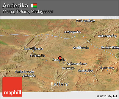 Satellite Panoramic Map of Anderika