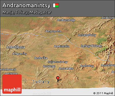 Satellite Panoramic Map of Andranomanintsy