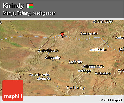 Satellite Panoramic Map of Kirindy