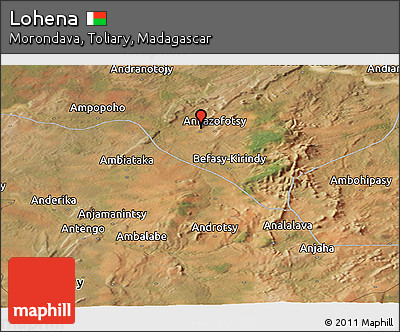 Satellite Panoramic Map of Lohena