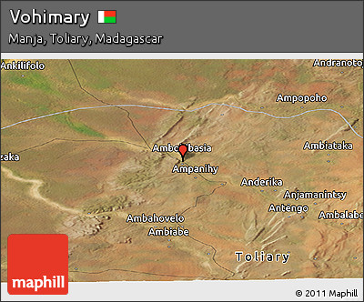 Satellite Panoramic Map of Vohimary