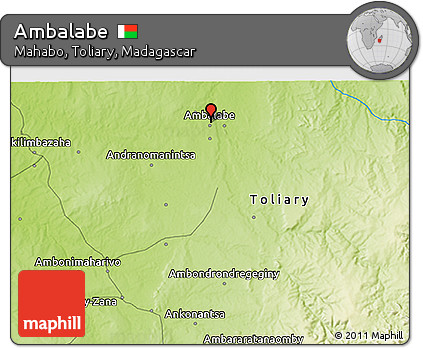 Physical 3D Map of Ambalabe