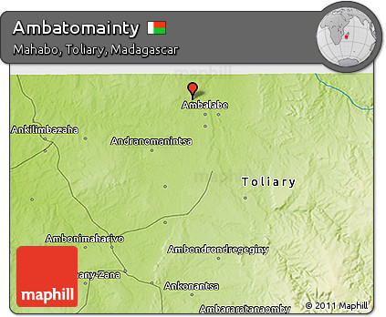 Physical 3D Map of Ambatomainty