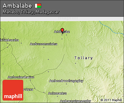Physical 3D Map of Ambalabe
