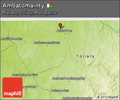 Physical 3D Map of Ambatomainty