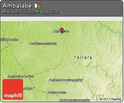 Physical 3D Map of Ambalabe