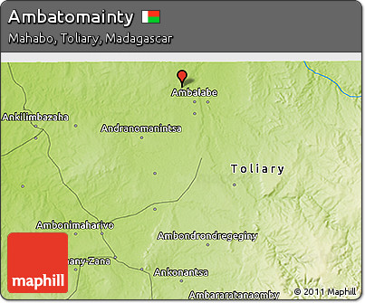 Physical 3D Map of Ambatomainty
