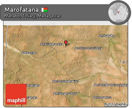 Satellite 3D Map of Marofatana