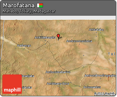 Satellite 3D Map of Marofatana