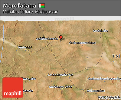 Satellite 3D Map of Marofatana