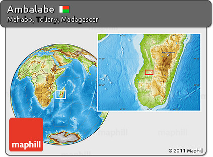 Physical Location Map of Ambalabe