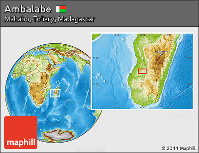 Physical Location Map of Ambalabe