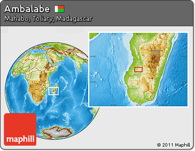 Physical Location Map of Ambalabe