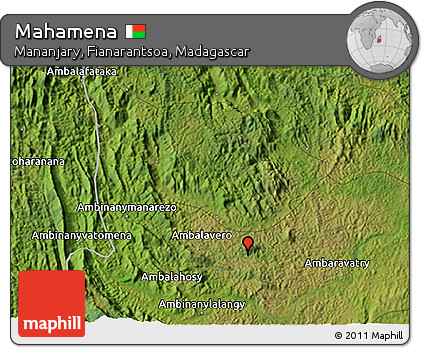 Satellite 3D Map of Mahamena