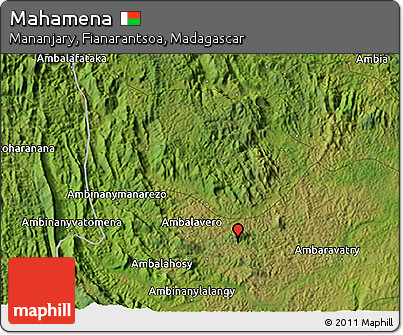 Satellite 3D Map of Mahamena