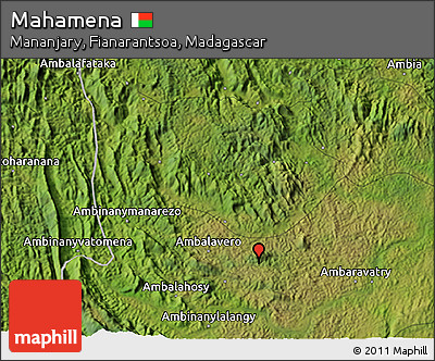 Satellite 3D Map of Mahamena