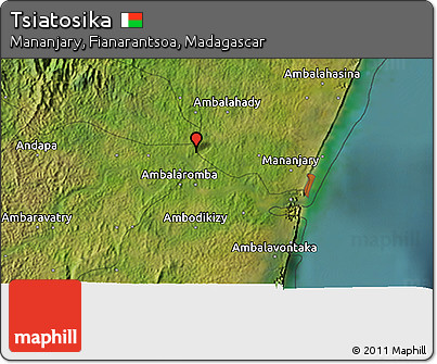 Satellite 3D Map of Tsiatosika
