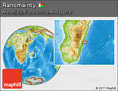 Physical Location Map of Ranomainty
